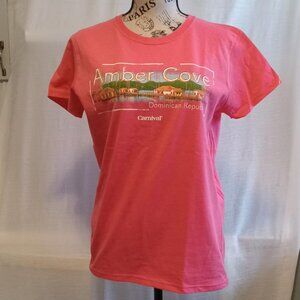 Amber Cove salmon-pink t-shirt new with tag Medium